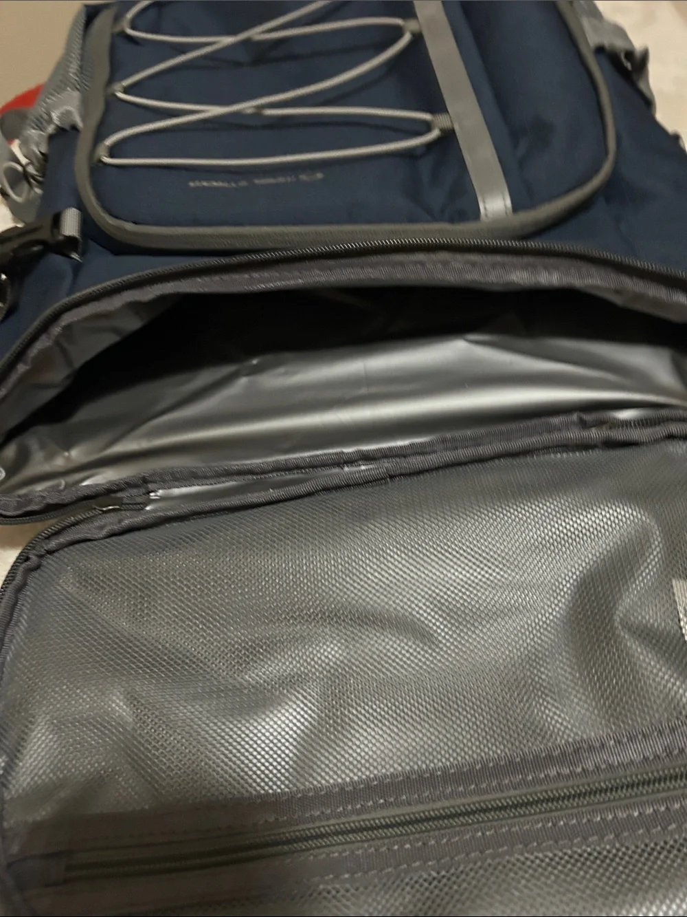 Maelstrom Hiking Backpack Navy Blue Gray 40 L-New with tags.